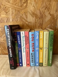 Christopher Moore Books Lot of 10 Demonkeeping Coyote Blue Lust Lizard J - Foto 1 di 5