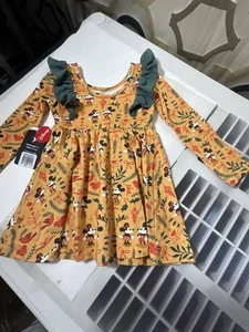 Rags To Rashes Disney Mickey Weihnachten Skater Kleid 2T Neu  - Bild 1 von 6