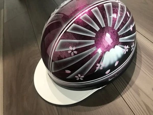 Japanese Bosozoku Helmets Fuji nisshou korukuhan Cork Half Japan #34 - Bild 1 von 5