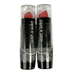 Lápiz labial Wet N Wild 512B Sunset Peach acabado seda 0,13 OZ paquete de 2 - Imagen 1 de 2