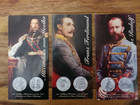 Österreich 100 Schilling Silber Folder 3 Stück " Habsburg Serie " nur Münzfolder