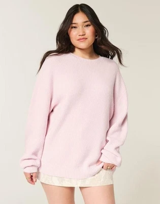 Hollister Women's Oversized Crew Sweater - Image 1 of 2