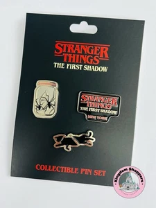 Stranger Things The First Shadow New York Pin Set Souvenir Broadway Netflix Play - Picture 1 of 1