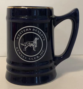 Western Reserve Kennel Club Mug Dog Show Prize Cleveland OH Vtg Setter Retriever - Picture 1 of 5