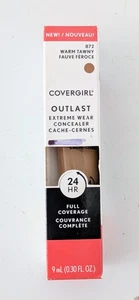 Outlast Extreme Wear Concealer #872 Warm Tawny Lightweight Covergirl Brand New - Picture 1 of 3