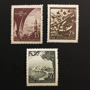 Yugoslavia 1952 complete set MNH ** Sc#365-367 Mi#704-706 - Picture 1 of 1