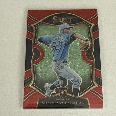 Shane McClanahan RC - 2021 Panini Select Scope Prizm Rookie #73 TB Rays MLB - Image 1 of 2