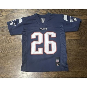 Camiseta Nike New England Patriots Mitchel Azul Juvenil Talla Pequeña 8 NFL Fútbol - Imagen 1 de 4