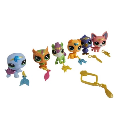 Lote de colección de bolas de cristal Hasbro Littlest Pet Shop Lucky Pets Foto 1 de 4