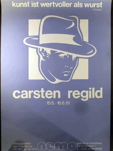 Carsten Regild - Eckernförde 1981 - Veranstaltungsposter A2 60x42cm gerollt - Picture 1 of 1