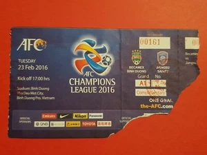 Biglietto usato AFC Champions League 2016 Becamex Binh Duong vs Jiangsu Sainty Cina - Foto 1 di 1