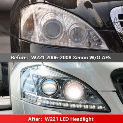Faros LED para Mercedes-Benz 2006-2008 xenón HID SIN ACTUALIZACIÓN AFS Foto 1 de 4