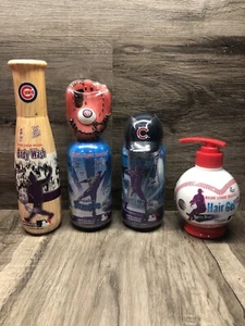 MLB Chicago Cubs Collectible Berry Blast Set Shampoo Conditioner Body Wash Gel - Picture 1 of 9