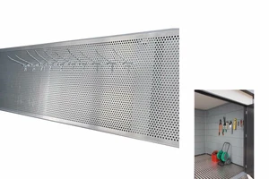 Eleganto Lochblech XX24 Mit Haken Aufhängung Zubehör Für Gerätehaus - Bild 1 von 2