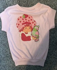 VINTAGE Strawberry Shortcake Girls Top T Shirt Dobie Size 8 1980 RARE! - Picture 1 of 4