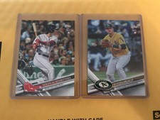 2017 Topps Andrew Benintendi And Ryon Healy Rookie Cards 
