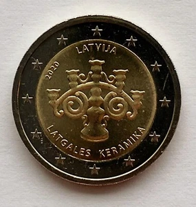 LATVIA - 2 € Euro commemorative coin 2020 - Latgalian Ceramics UNC - Picture 1 of 1