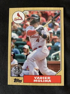 2022 Topps Series 1 - 1987 Topps Baseball 35th Anniversary Yadier Molina #T87-63 - Picture 1 of 2