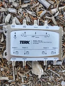 Terk Model MSP-34 Powered Satellite Multiswitch 3 Input 4 Output 40-2150 MHZ - Picture 1 of 3