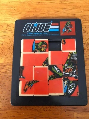G.I. JOE 1983 SLIDING PUZZLE American Hero Hasbro Complete Watertown, MA Foto 1 de 4