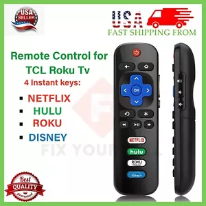 New Replaced Remote FIT For ROKU TV TCL/Sanyo/ Element/ Haier/ RCA/ LG/ Philips