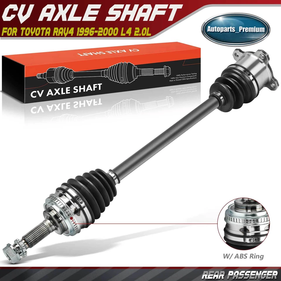 1x Conjunto de eje CV lado derecho pasajero trasero para Toyota RAV4 1996-2000 L4 2,0 L Foto 1 de 4