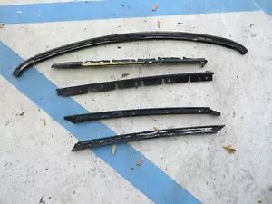 1984-1996 Corvette Front Windshield OEM Weatherstrip Metal Trims, 5-Pieces, GM - Picture 1 of 1