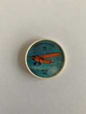 1962 Jell-O History of Aviation Coins #15 Vega 1932, VINTAGE! (inv.2)