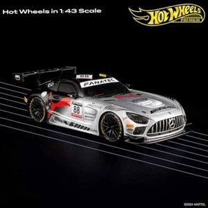 2023 HOT WHEELS 1:43 - Mercedes-AMG GT3 (Black & Silver #6 Blister) Discontinued - Picture 1 of 5
