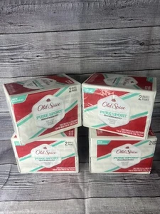 NEW (4) Old Spice Pure Sport High Endurance Bar Soap 4 oz EACH - HTF - Picture 1 of 1