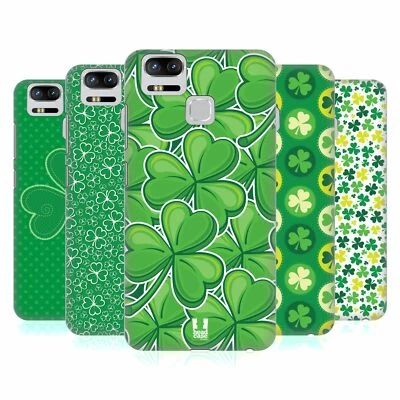 HEAD CASE DESIGNS SHAMROCK PATTERNS CASE & WALLPAPER FOR ASUS ZENFONE PHONES - Image 1 of 4