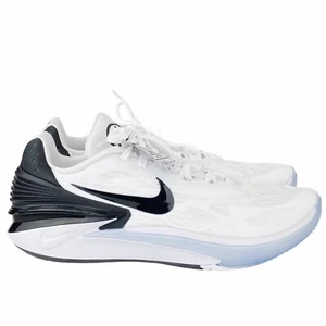 Nike Air Zoom GT Cut 2 TB Low Basketball Shoe White Black Men Size 16 DX6650-100 - Picture 1 of 14