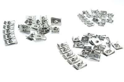 Rostfreier Edelstahl V2A Mutter Clips M4 M5 M6 Gewinde Auto Motorrad Verkleidung - Bild 1 von 4