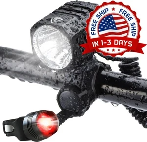 Luz Lampara Delantera Faro Impermeable Para Bicicleta LED USB Recargable Ciclism - Bild 1 von 9