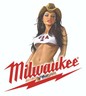 MILWAUKEE TOOLS STICKER DECAL HARD ROCK SEXY MECHANIC GLOSSY LABEL TOOL BOX USA