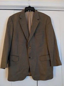 Evan Picone Filenes MEN'S Sport Jacket BLACK/GRAY - TWEED Two Button 44R - Picture 1 of 4