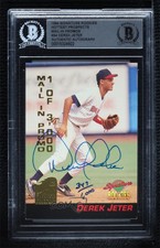 1994 Signature Rookies Signatures Derek Jeter BAS Certified BGS Encased Auto HOF
