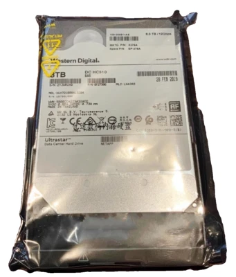 Netapp X376A-R6 SP-376A 8T 7.2K 3.5" 12Gb SAS DS460C HDD Hard Drive - Image 1 of 2