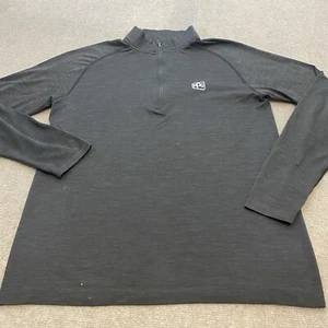 Lululemon Pullover Men's L Black Long Sleeve Stretch Your Head 3rd Party Logo - Picture 1 of 12