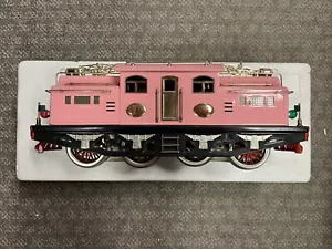 + MTH Standard Gauge Tinplate Pink 408E Electric Locomotive Traditional *ST - Picture 1 of 9
