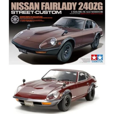 Tamiya 12051 Nissan Fairlady 240 ZG SC 1:12 Car Model Kit - Image 1 of 4