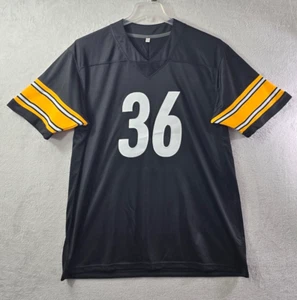 Pittsburgh Steelers Jerome Bettis #36 NFL Black Shirt Mens Size Large - Picture 1 of 9