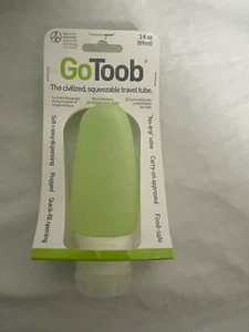 Humangear GoToob + bottiglia da viaggio in silicone morbido, 3 fl oz. - Verde - Foto 1 di 2