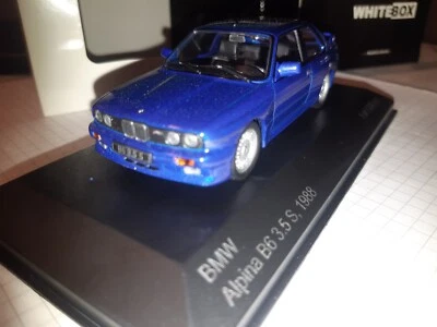 RARE BMW ALPINA B6 3.5 S WHITEBOX  1/43 AVEC SA BOITE VITRINE - Photo 1/4