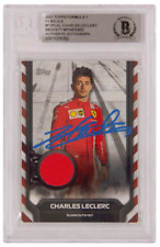 Charles Leclerc Signed 2020 Topps Formula 1 Relics Card /199 - BGS Authentic