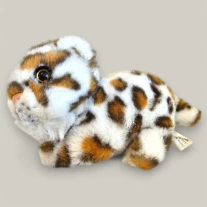 Goffa Leopard Cub Plush Stuffed Animal Spotted Wild Cat Realistic Baby 6.5" - Picture 1 of 7