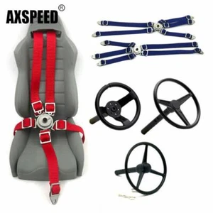 AXSPEED volante volante volante sedia cintura di sicurezza per AXIAL Wraith 90018 - Foto 1 di 27