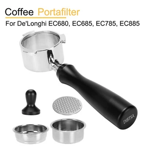 Filtro portafiltro 51 mm para café De'Longhi EC680 EC685 EC785 EC885 filtro sin fondo - Imagen 1 de 23