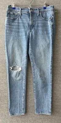 Madewell The Mid-Rise Straight Jean Women's Size 28 Distressed Y2K Retro Classic - Image 1 of 4