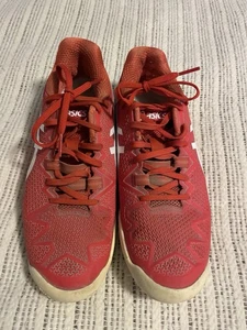 Asics Gel Resolution 8 1042A072 rote Damen-Freizeitschuhe Turnschuhe Größe 7 - Bild 1 von 7